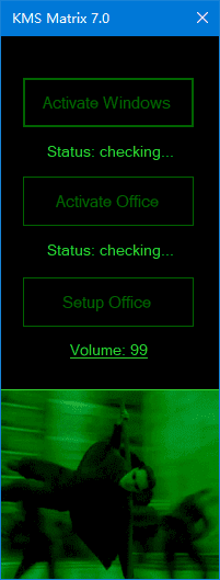 KMS Matrix(windows/office⼀键激活⼯具) v7.0 绿色版