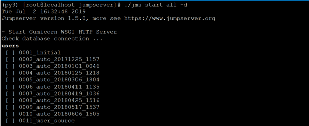 Jumpserver开源跳板机安装