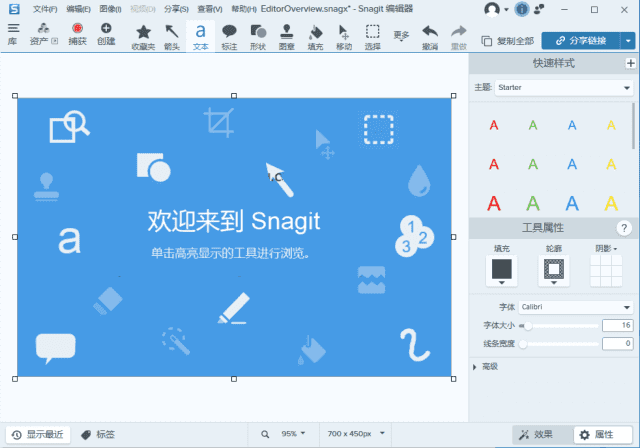 TechSmith Snagit 2025 (25.0.0.5691) 汉化破解版插图 TechSmith Snagit 2025 (25.0.0.5691) 汉化破解版