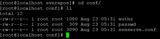 Linux搭建SVN服务器插图3 Linux搭建SVN服务器