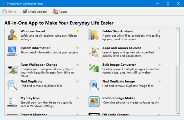 TweakNow WinSecret Plus!(系统优化软件) v6.1.5 便携版插图 TweakNow WinSecret Plus!(系统优化软件) v6.1.5 便携版
