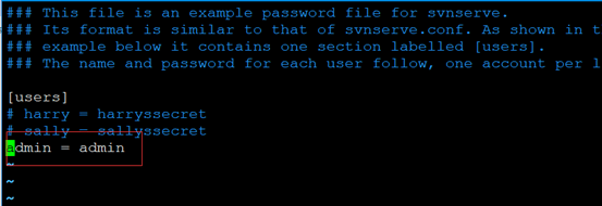 Linux搭建SVN服务器插图5 Linux搭建SVN服务器