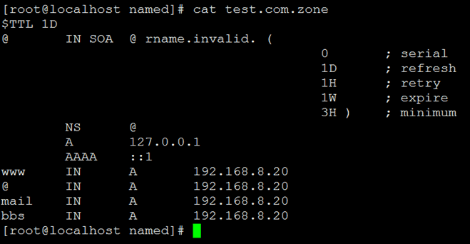 CentOS 7.4搭建DNS服务器