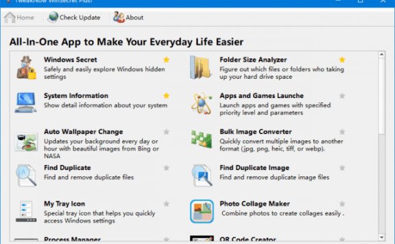 TweakNow WinSecret Plus!(系统优化软件) v6.1.8 便携版