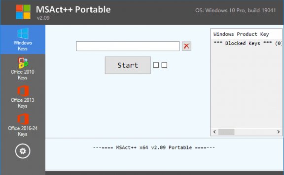 MSAct++(Windows和Office激活工具) v2.09 绿色版