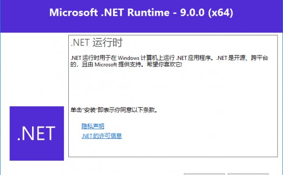 Microsoft .NET Runtime(.NET9.0下载) v9.0.3