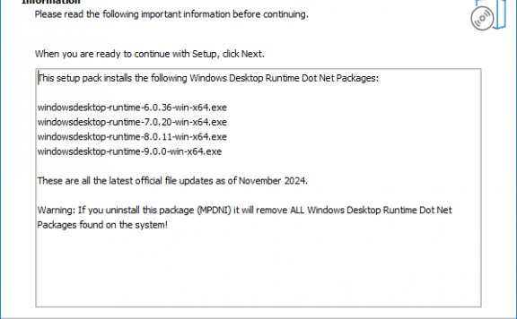 MultiPack .NET Windows Desktop Installer(.NET集合包) v1.3